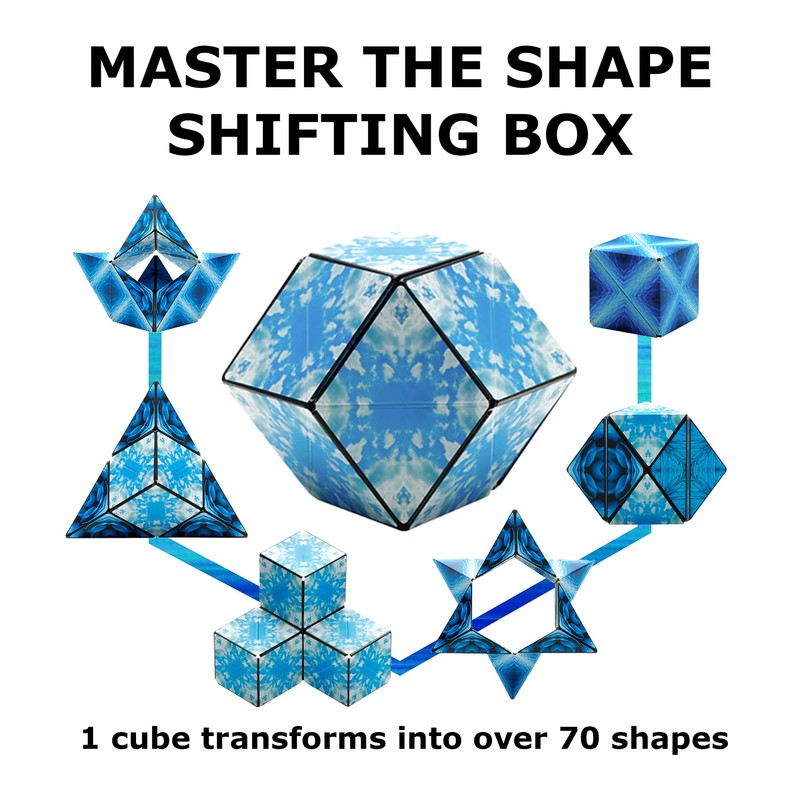 Shashibo Shape Shifting Box - Award-Winning STEM Fidget Toy with