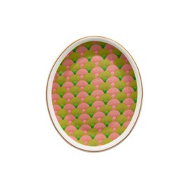 Maxwell & Williams Wicked Magical Trinket Dish in Fan Gift Box, 11.5 cm, Green/Pink