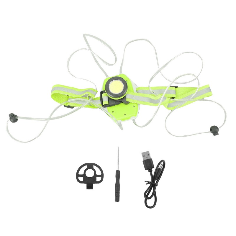 Wearable Night Light USB Charging Waterproof Warning Vest for Outdoor