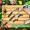 RESTMO 36” Long Watering Wand, Metal Garden Hose Wand with