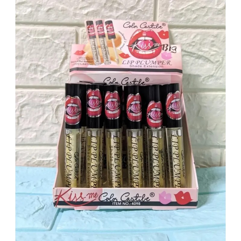 Lip Plumper Labial Brillo Gloss Engrosador De Labios 12pz