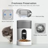 Smart Automatic Cat Feeder, 4L Timed Pet Feeder for Cats