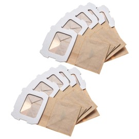 vhbw 10 x Turbo Filter Compatible with Makita BO3700, BO3710, BO3711, BO4555, BO4558, BO4565 Orbital Sander, Random Orbital Sander, Paper Dust Bag Set