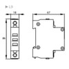 BEMKO L9 L9-3F Indicator Lights 3, 1.8 W, Indicator 1