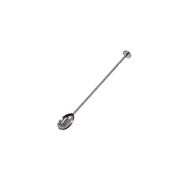 Bonzer Mixing Spoon - SS Muddler End, Silver, 25cm
