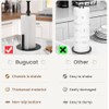 Paper Towel Holder Countertop Stainless Steel Paper Towel Dispenser Standing