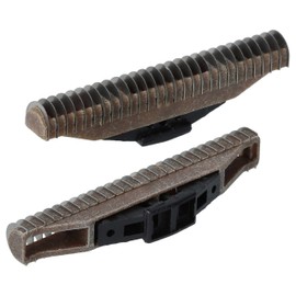 vhbw 2x Blade Block Compatible with Wahl Lift'n'Wash 7055 (39.0, 39.1), 7056 (39.0, 39.1) Razor, Black, Silver