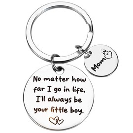 Mother's Day Gifts For Mom from Son - Keychain Gift for Mom Mothers Day Gift Ideas Birthday Christmas Gifts for Mom Stepmom Mother in Law Stocking Stuffers for Mom from Son Little Boy Kids - Buy More Save More: 2 PACK
