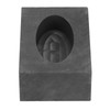 Graphite Casting Ingot Mold Oval High Purity Gold Silver Melting