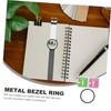 Outanaya Smartwatch Bezel Metal Bezel Cover for Watch Anti-Scratch Lightweight