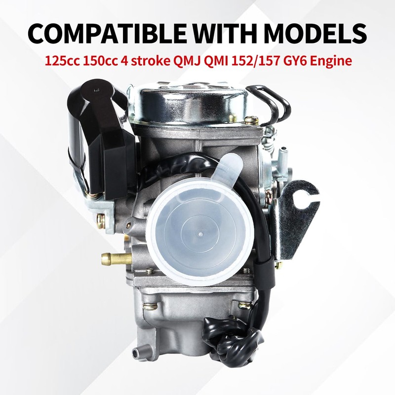 Carburetor for GY6 125cc 150cc 4 Stroke 152QMI 152QMJ 157QMI