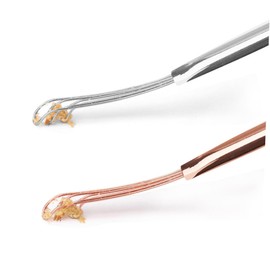 Beavorty 4pcs Stainless Steel Earpicks Portable Ear Wax Removal Tools for Safe Ear Cleaning Metal for Adults Easy to Use Personal Hygiene Kit