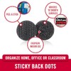 VELCRO Brand Dots with Adhesive | 250pk, Black | Small