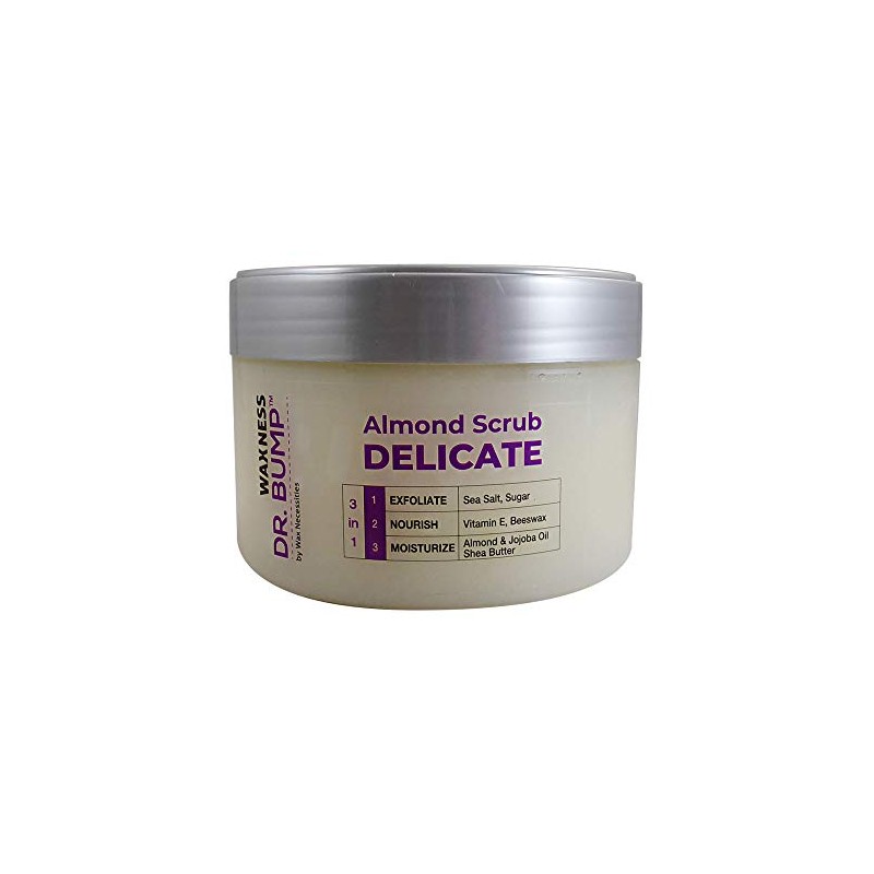Waxness Dr. Bump Scrub 3 in 1 Almond 8.8 Oz