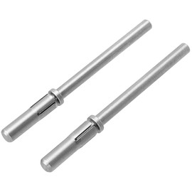 Yakamoz 2pcs Small Nail Sanding Bands Mandrel, 3.1mm Dia Mandrel Cuticle Bit Stainless Steel Professional Sanding Bits for Electric Drill Nail File Machine & Acrylic Nails Manicure Nail Art DIY Used