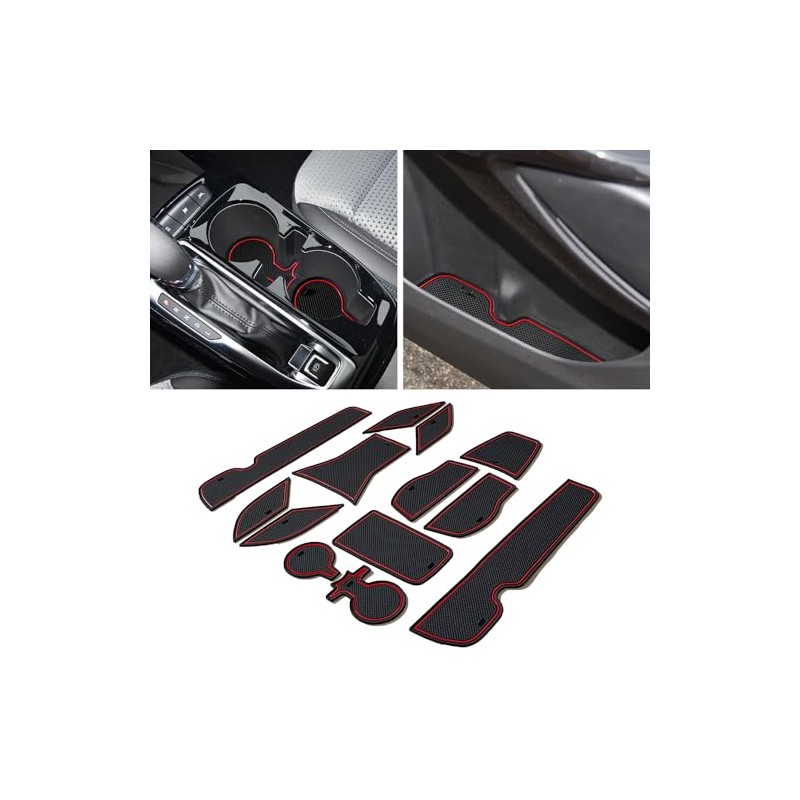 YUJIANQ Center Console Liner Mats for Chevy Trax 2024 2025