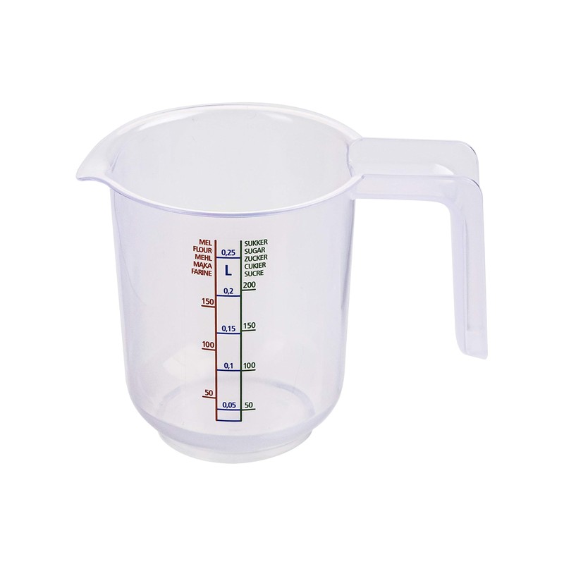 curalit Measuring Jug Mixing Bowl Set of 3 Plastic /