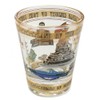 Collectible Shot Glass Japanese Sightseeing Memory Design