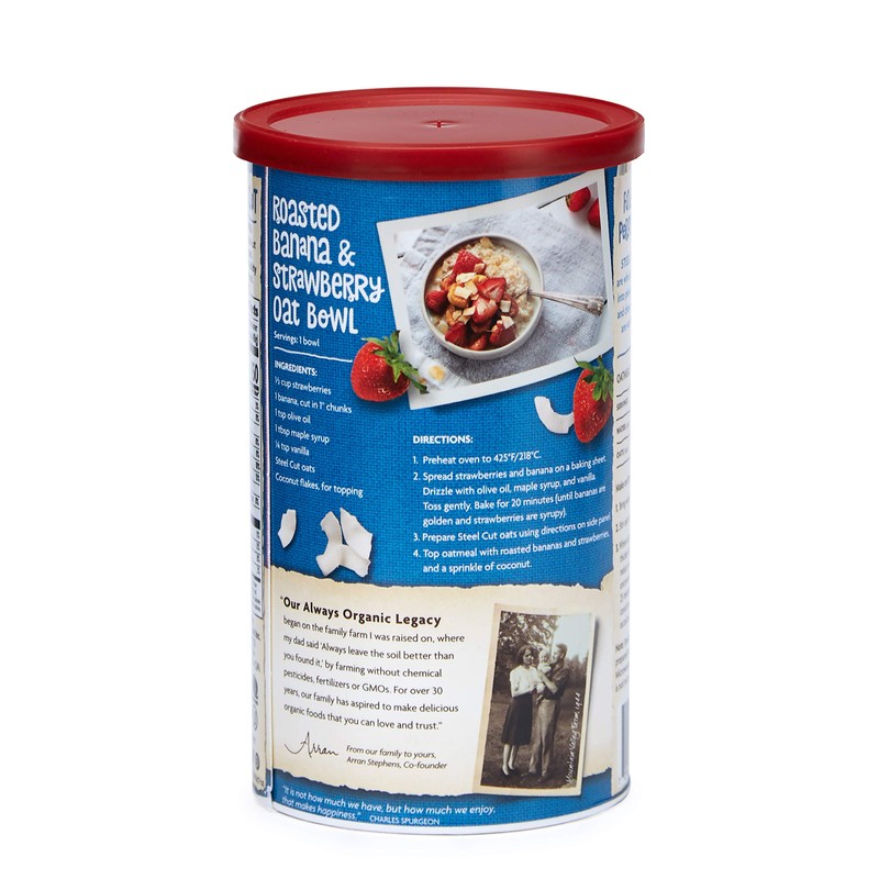 Nature's Path Organic Oats, Steel Cut, 30 Ounce Canister