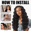 2 x 22 Inch Deep Wave Bulk Hair for Braiding