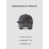 COTIDI Mens 100% Cotton Adjustable Baseball Cap Royal Blue One