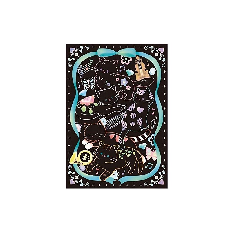 Japan Pearl Processing Scratch Art Animal Dream with Scratch Pen