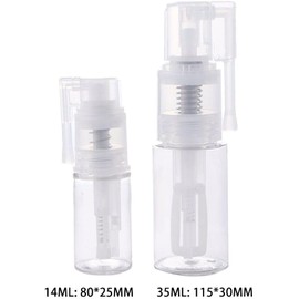 14ml Powder Spray Bottle,Refillable Hair Fiber Applicator, Empty Powder Cosmetics Bottles,Glitter Spray Bottle for Craft Scrapbooking Refillable Cosmetic Spray Bottles, Refillable Containers 1 Pc