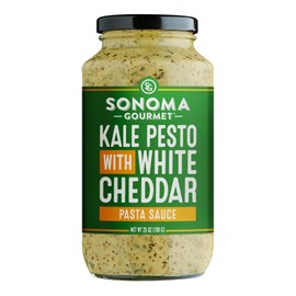 Sonoma Gourmet Pasta Sauce Variety Pack – Non-GMO, No Sugar Added – 6 Chef-Crafted Flavors – 25oz Jars