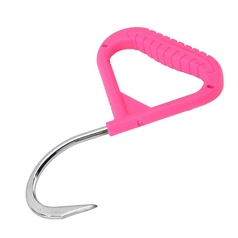 Pulp Hook Chrome Plated Steel Single Handed Comfortable Grip Log