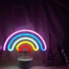 Cute LED Rainbow Neon Sign Light Lamp for Home Dorm