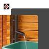 INEFA Rain collector for downpipe, PVC DN 75 dark brown,