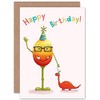 Wee Wild Monsters Theodore Happy Birthday Sealed Greeting Card Plus