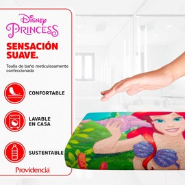 Providencia Toalla Sirenita Premium para Baño 75 x 150 cm. Estampado Digital. Toacto Suave