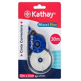 Kathay 86028999 Maxi Plus Correction Tape 5 mm x 30 m Random Colours Green and Blue Quick Drying