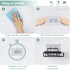 Oasiteege Adhesive Soap Bar Holder for Shower Wall, Self Draining