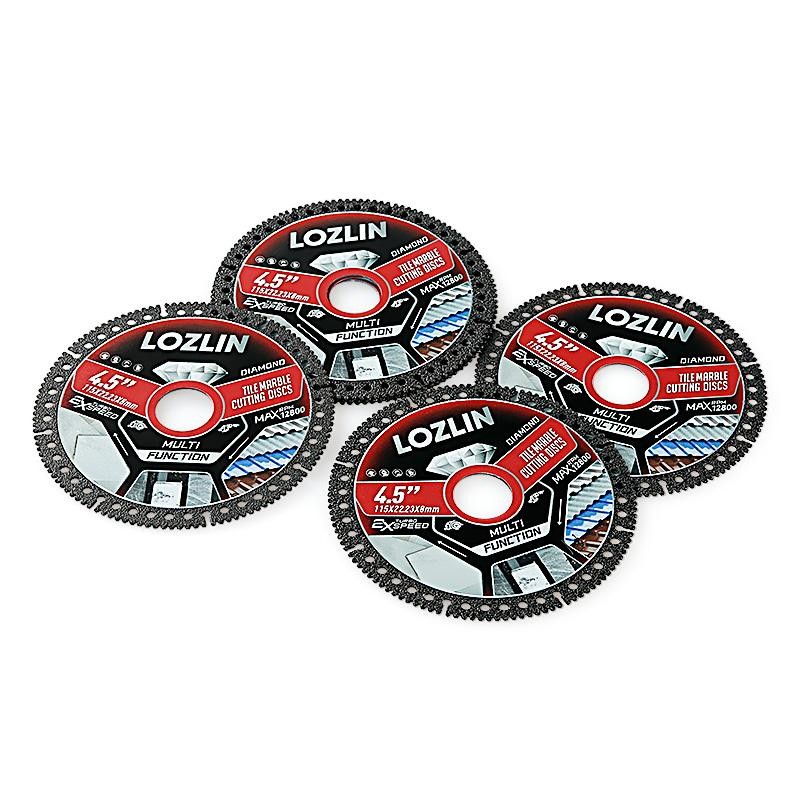 3PCS 4.5"(115MM) Diamond Tile Cutting Blades - Ultra-Thin Dry Cutting