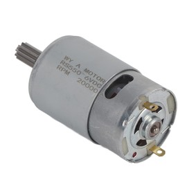 6V RS550 High Speed Micro Motor with Two Tooth Heads High Speed for DIY Hobby Electric Toy Car Motorcycle 6V (550-20000)