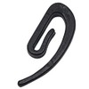 DELFRA 100 Curtain Hooks Made of POM Black