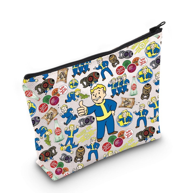 WZMPA Fallout Boy Makeup Bag Arms Gifts Nuka Cola Sign