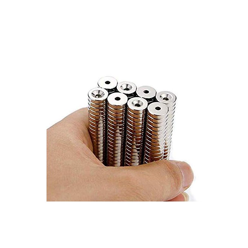 20 Pieces D12mm x H3mm,4mm Hole, countersunk disc Small Multi-Function