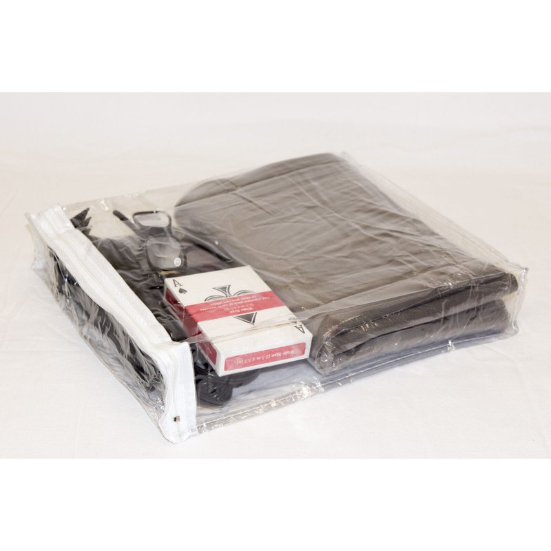 Vinylpac 10-Pack Clear Vinyl Zippered Storage Bags 9 x 11