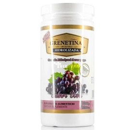Grenetina Hidrolizada Sabor Uva 100% Natural 500 Grs Pretty Bee.
