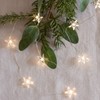 Lights4fun Christmas Star Fairy String Lights with 50 Micro Warm