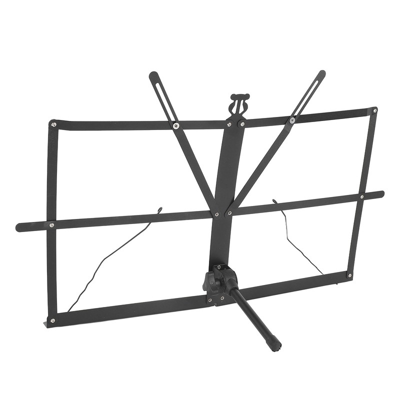 Folding Sheet Music Stand Metal Adjustable Portable Foldable Desktop Table