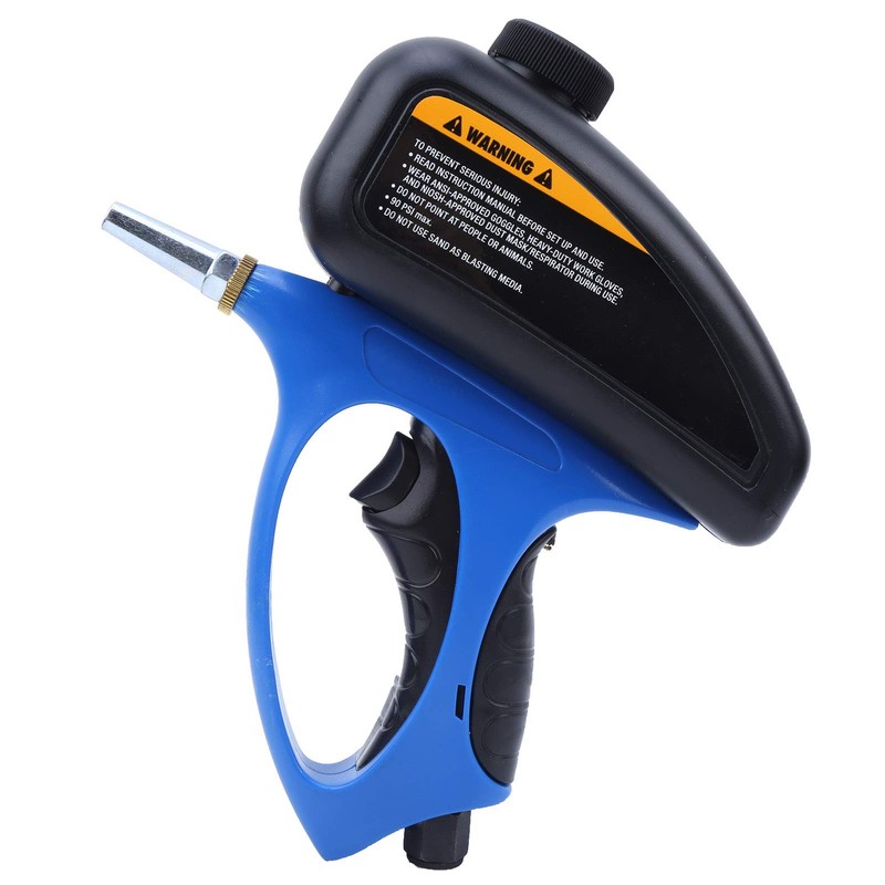 Pneumatic Sandblasting Gun with Container, Sand Blaster Hand Sand Blaster