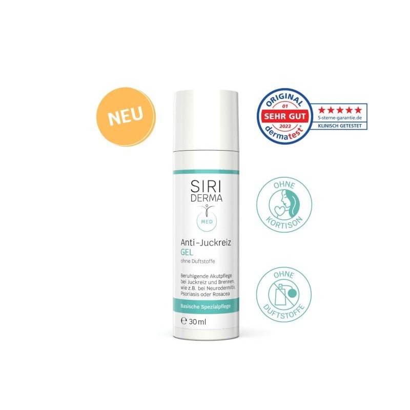 SIRIDERMA Anti-Itching Gel | Basic Skin Care | Soothing Acute