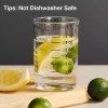 Hlukana 2 Pack Shot Glass Measuring Cup 3 Ounce Heavy