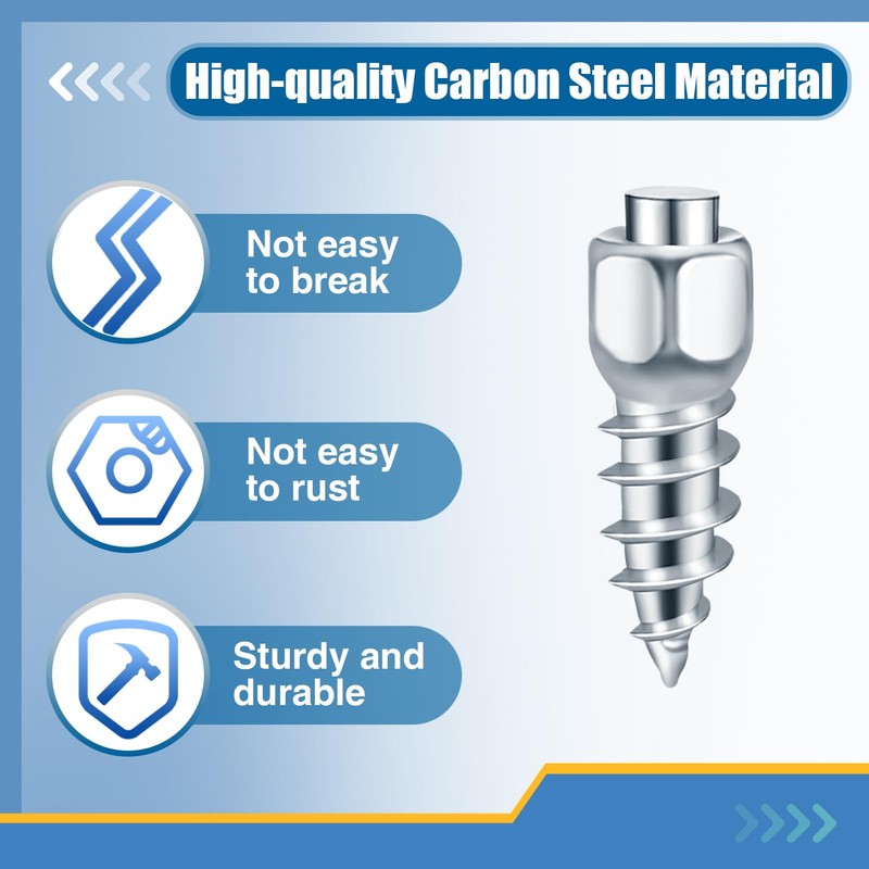 Bigmeta Screw Tire Studs, Snow Studs, Snow Tire Spikes with