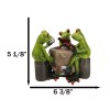 Cheaters' Royal Flush Trio Frogs Playing Poker Card At Gambling
