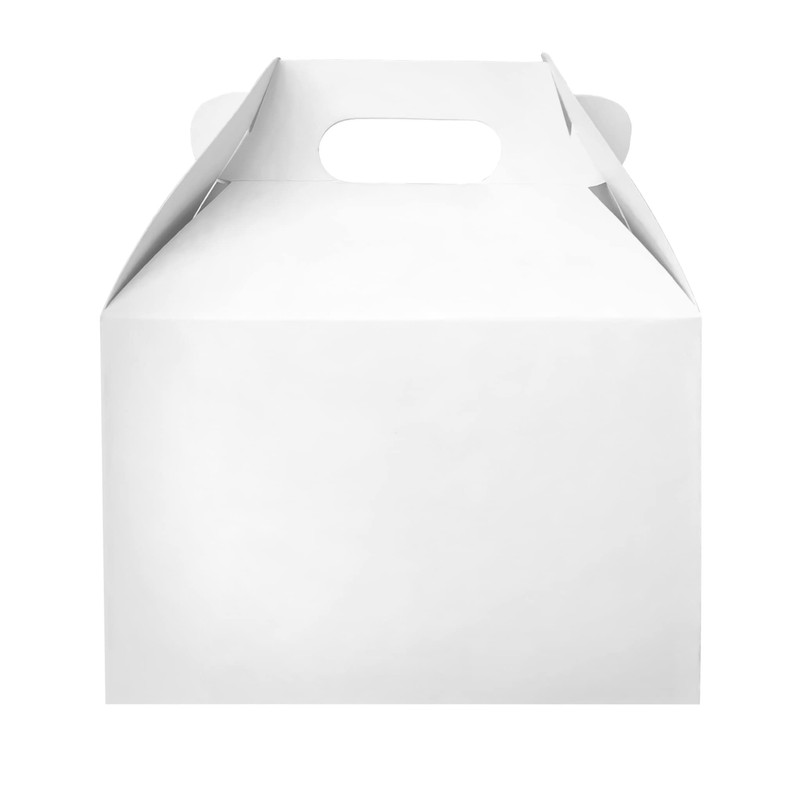 Caja de Cartón Box Lunch Mini Color Blanco (25 pzs)
